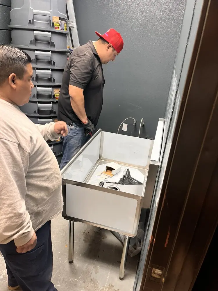 Commercial plumbing and sink installation in Makleys Corner